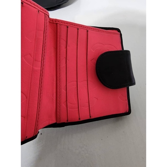 Authentic CHANEL Calfskin Quilted Large Cambon Tote Bag Black and Wallet - Picture 13 of 16